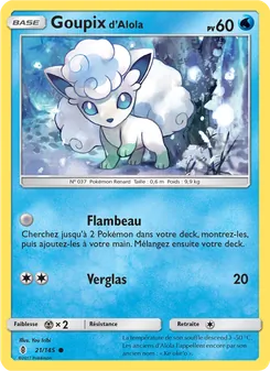 Carte Pokémon Goupix d’Alola 21 — Gardiens Ascendants