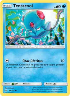 Carte Pokémon Tentacool 23 — Gardiens Ascendants