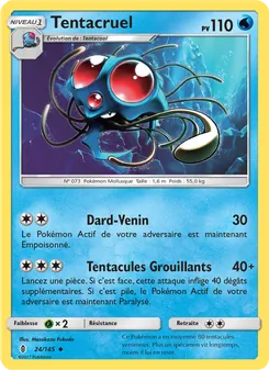 Carte Pokémon Tentacruel 24