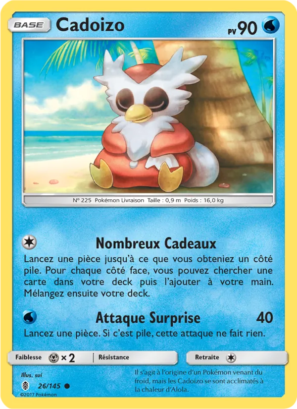 Carte Pokémon Cadoizo 26/145 de l'extension Gardiens Ascendants