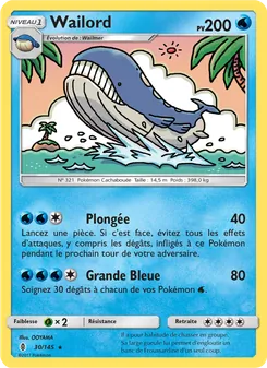 Carte Pokémon Wailord 30