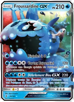 Carte Pokémon Froussardine GX 38 — Gardiens Ascendants