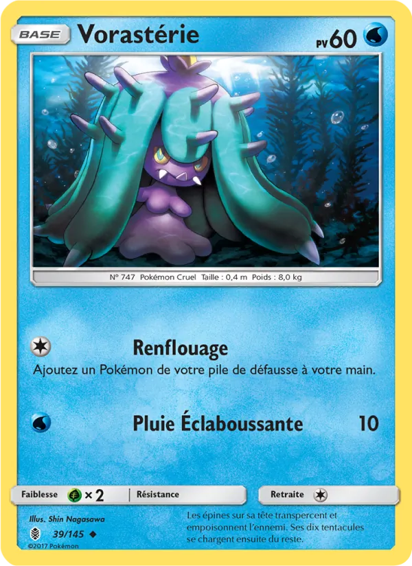 Carte Pokémon Vorastérie 39/145 de l'extension Gardiens Ascendants
