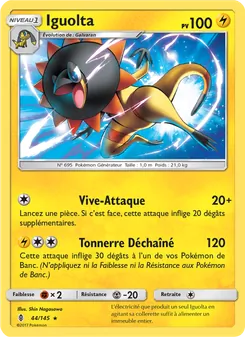 Carte Pokémon Iguolta 44