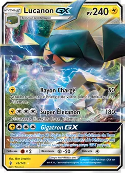 Carte Pokémon Lucanon GX 45
