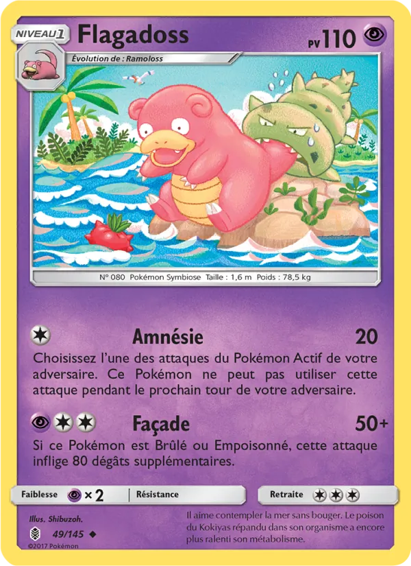 Carte Pokémon Flagadoss 49/145 de l'extension Gardiens Ascendants