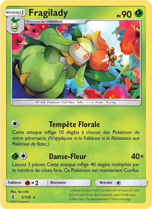 Carte Pokémon Fragilady 5/145 de l'extension Gardiens Ascendants
