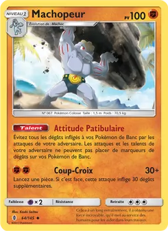 Carte Pokémon Machopeur 64