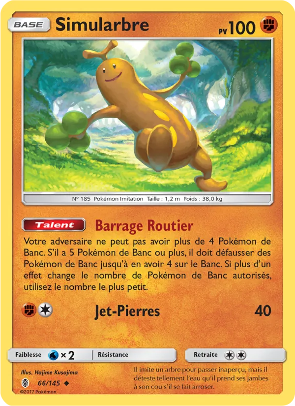 Carte Pokémon Simularbre 66/145 de l'extension Gardiens Ascendants