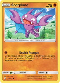 Carte Pokémon Scorplane 67