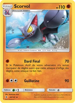 Carte Pokémon Scorvol 68