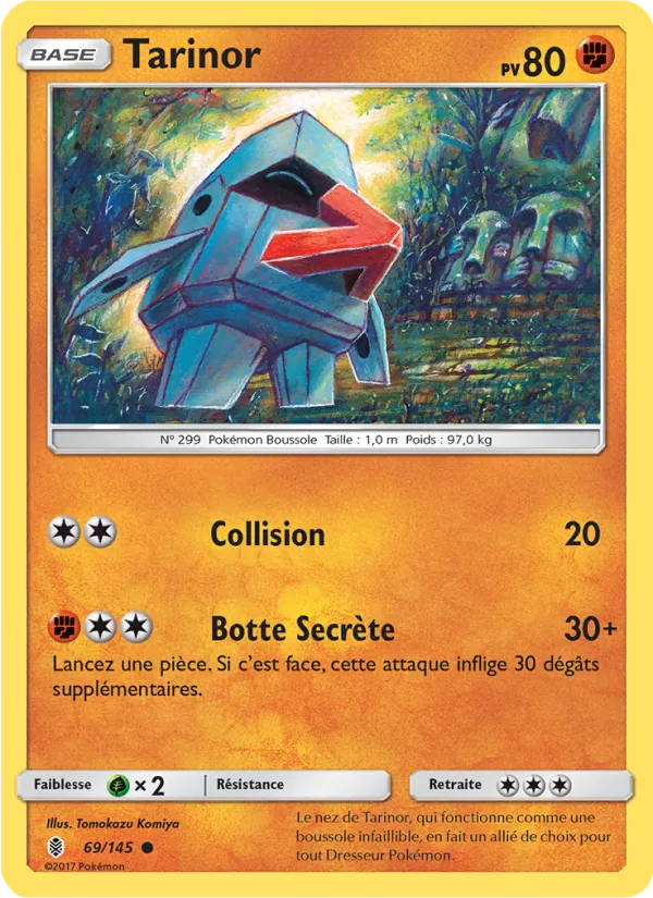 Carte Pokémon Tarinor 69/145 de l'extension Gardiens Ascendants