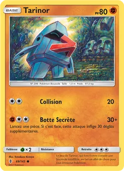 Carte Pokémon Tarinor 69