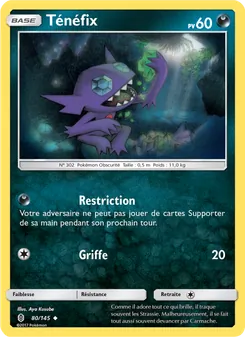 Carte Pokémon Ténéfix 80 — Gardiens Ascendants