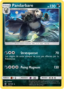 Carte Pokémon Pandarbare 82 — Gardiens Ascendants
