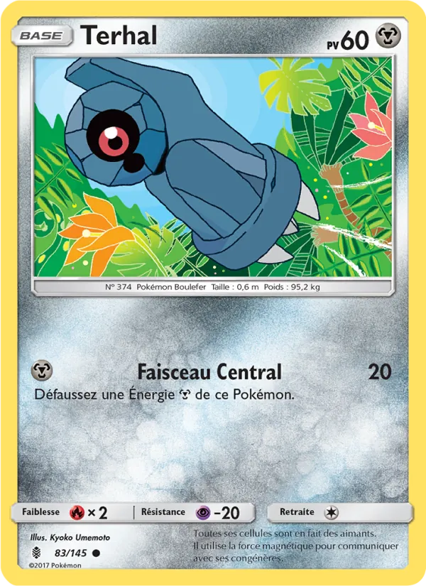 Carte Pokémon Terhal 83/145 de l'extension Gardiens Ascendants