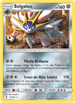 Carte Pokémon Solgaleo 87 — Gardiens Ascendants