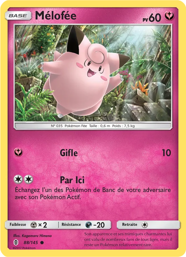 Carte Pokémon Mélofée 88/145 de l'extension Gardiens Ascendants