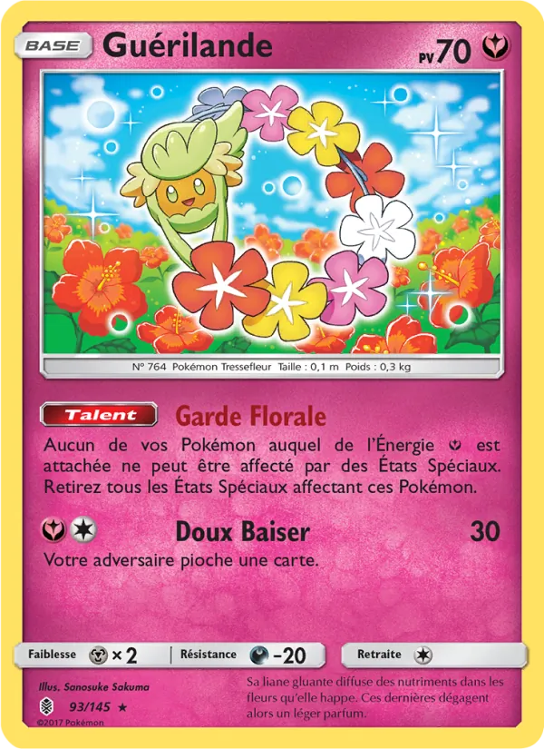 Carte Pokémon Guérilande 93/145 de l'extension Gardiens Ascendants
