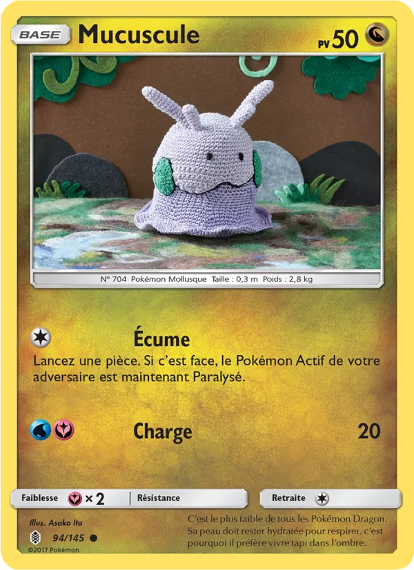 Carte Pokémon Mucuscule 94/145 de l'extension Gardiens Ascendants