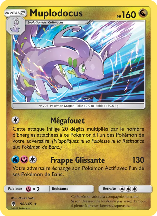 Carte Pokémon Muplodocus 96/145 de l'extension Gardiens Ascendants
