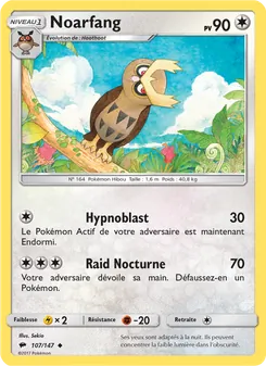 Carte Pokémon Noarfang 107