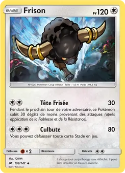 Carte Pokémon Frison 108