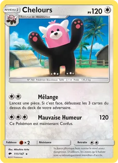 Carte Pokémon Chelours 111