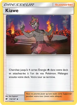 Carte Pokémon Kiawe 116