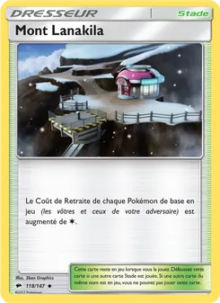 Carte Pokémon Mont Lanakila 118