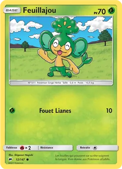 Carte Pokémon Feuillajou 12