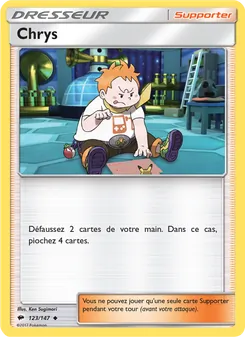 Carte Pokémon Chrys 123