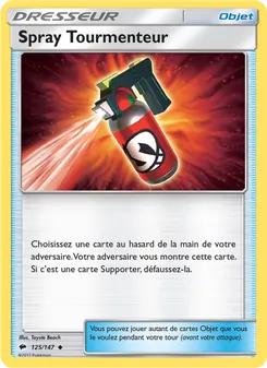 Carte Pokémon Spray Tourmenteur 125