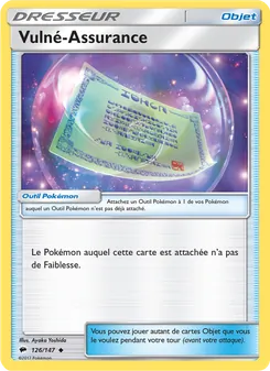 Carte Pokémon Vulné-Assurance 126