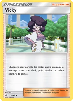 Carte Pokémon Vicky 127