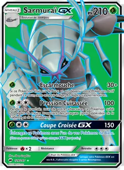Carte Pokémon Sarmuraï GX 129