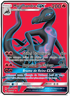 Carte Pokémon Malamandre GX 132