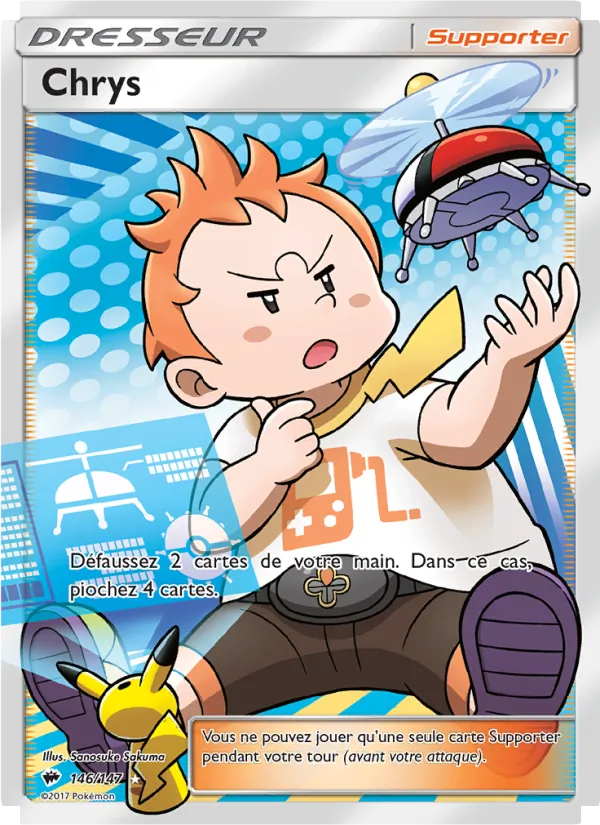 Carte Pokémon Chrys 146/147 de l'extension Ombres Ardentes