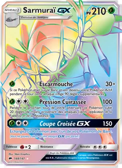 Carte Pokémon Sarmuraï GX 148