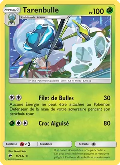 Carte Pokémon Tarenbulle 15