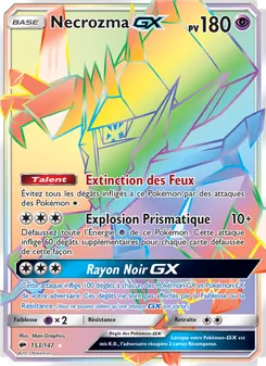Carte Pokémon Necrozma GX 153 — Ombres Ardentes