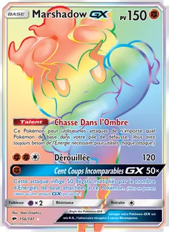Carte Pokémon Marshadow GX 156