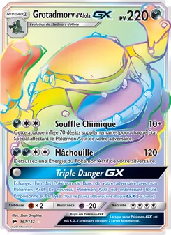 Carte Pokémon Grotadmorv d’Alola GX 157