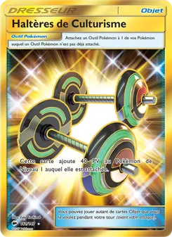 Carte Pokémon Haltères de Culturisme 161