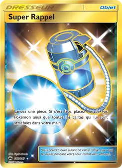 Carte Pokémon Super Rappel 166