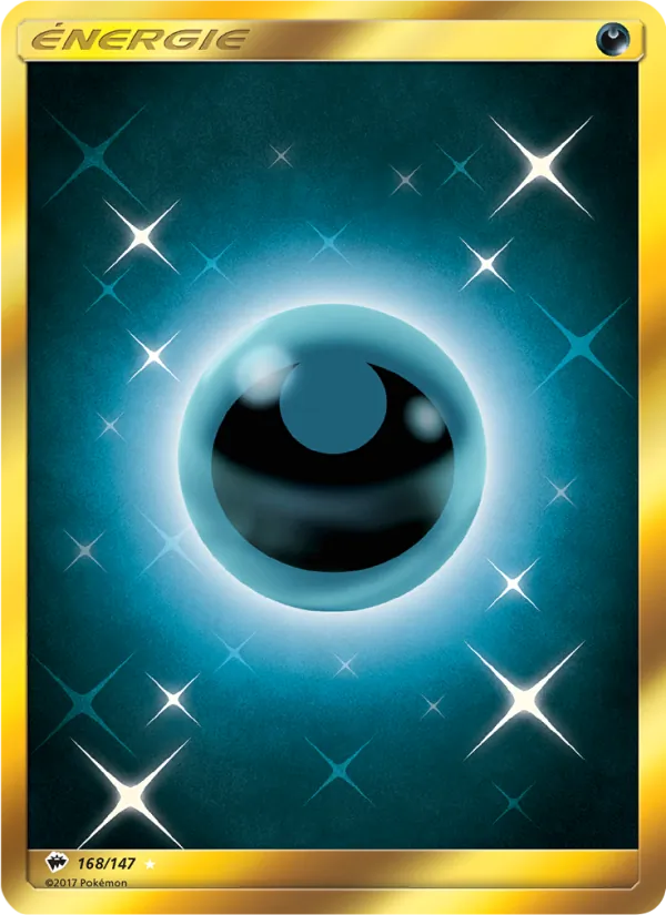Carte Pokémon Énergie Obscurité 168/147 de l'extension Ombres Ardentes