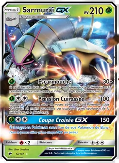 Carte Pokémon Sarmuraï GX 17