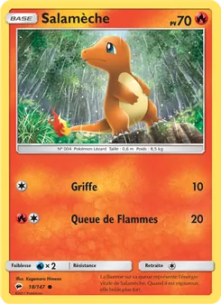 Carte Pokémon Salamèche 18