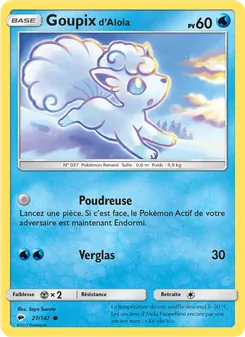 Carte Pokémon Goupix d’Alola 27