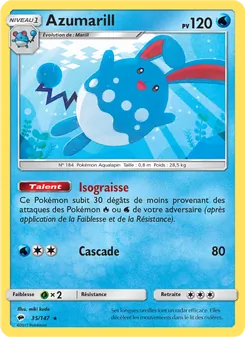 Carte Pokémon Azumarill 35
